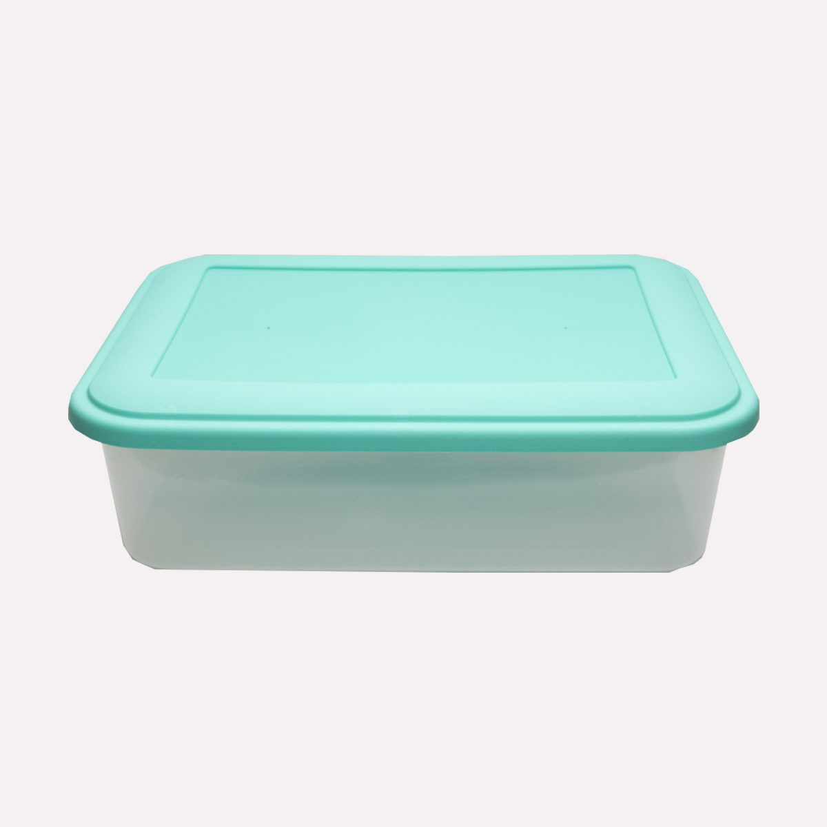 TUPPER HERMETICO PLASTICO RECTANGULAR TRASLUCIDO 12LTS