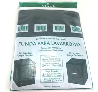 FUNDA PLASTICA PARA LAVARROPAS CARGA SUPERIOR