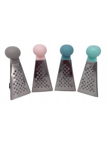 RALLADOR ACERO INOXIDABLE MINI 8.5CM CON AGARRE DE SILICONA