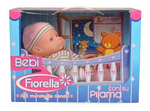 BEB CON PIJAMA EN CAJA CON FORMA DE CUNITA MAR PLAST