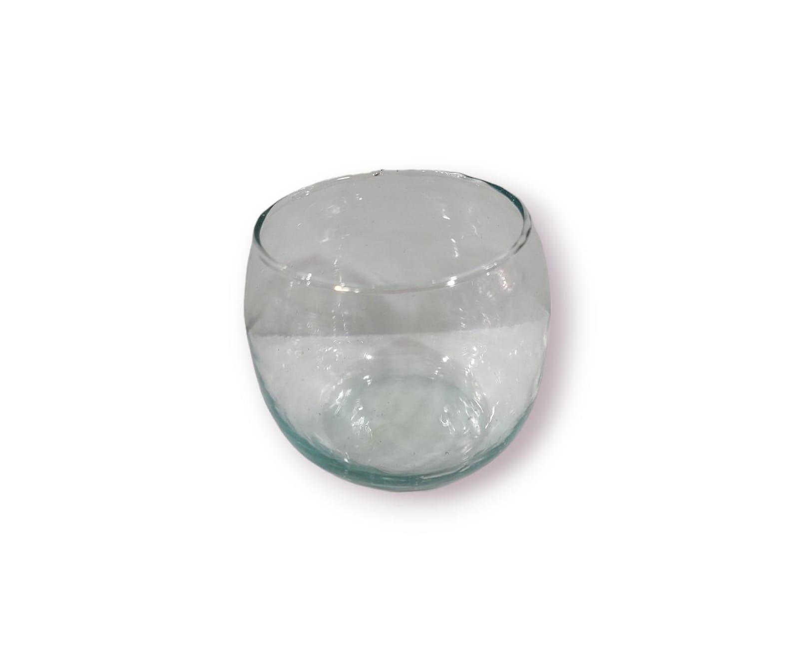 PORTA VELA ESTILO PECERA VIDRIO 6CM