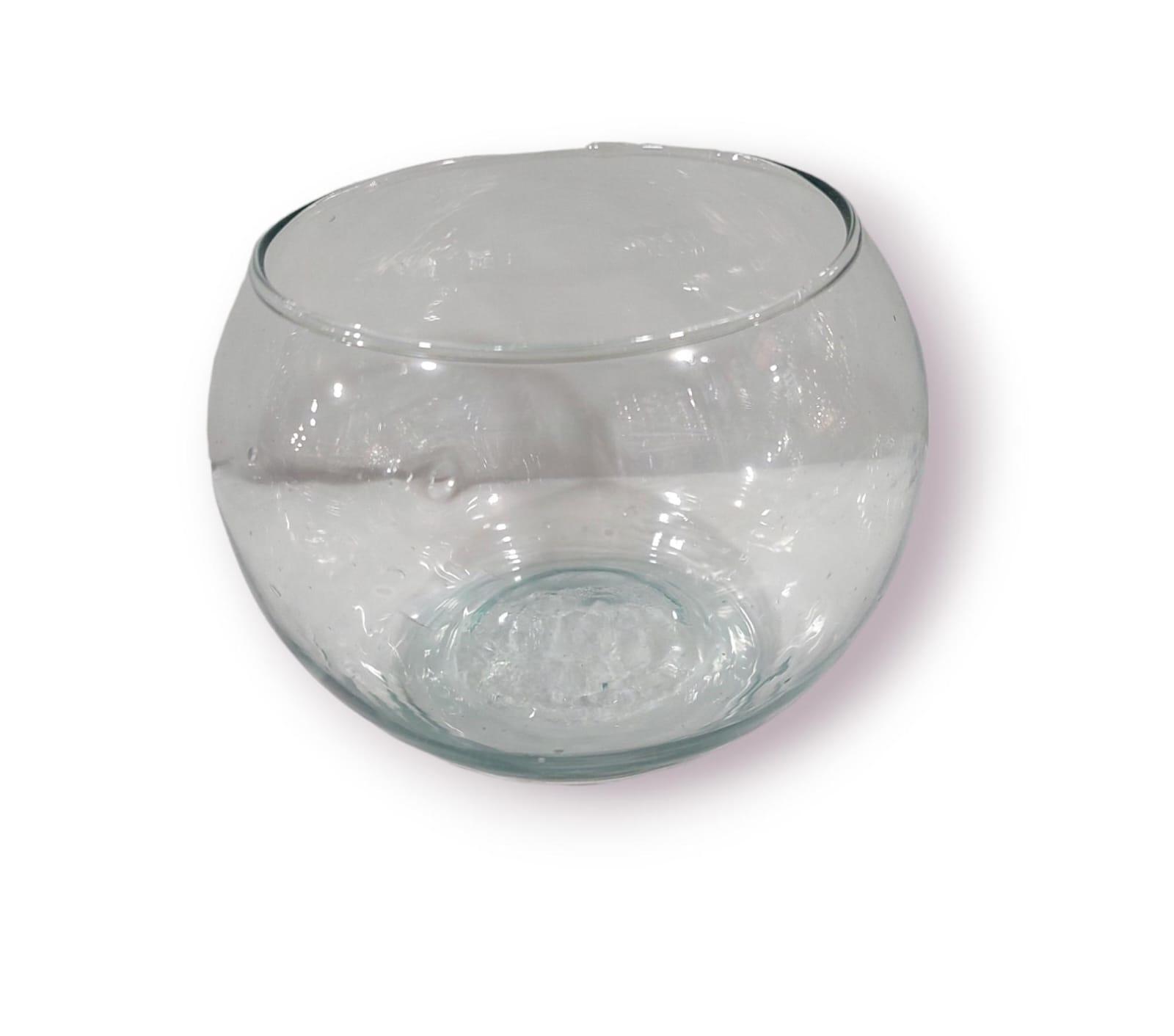 PORTA VELA ESTILO PECERA VIDRIO N*2 10CM
