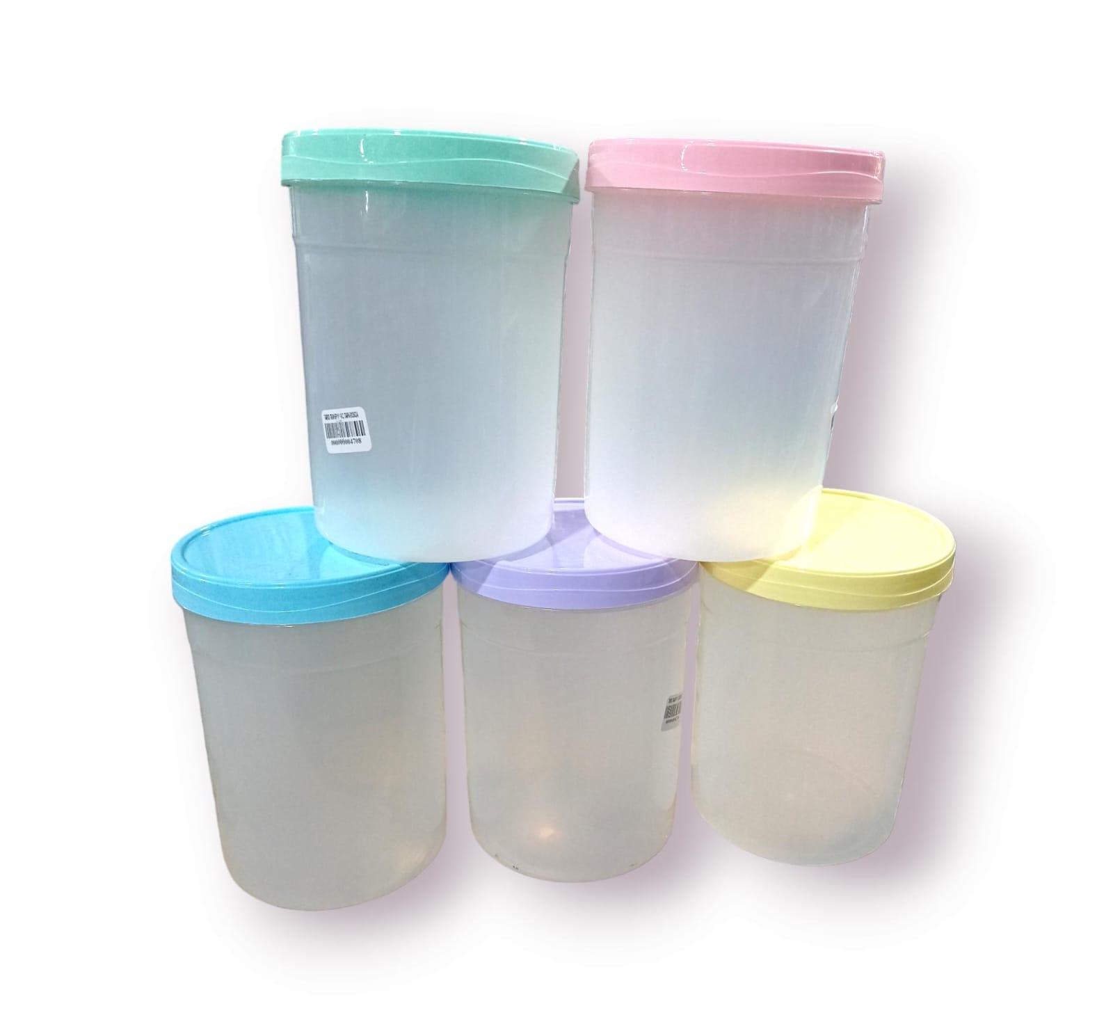 FRASCO PLASTICO CONTENEDOR N*4 CON TAPA 