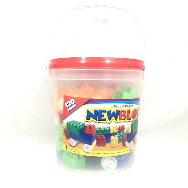 BALDE DE BLOQUES X 120 PIEZAS 