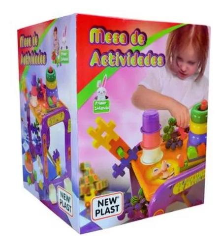 MESA DE ACTIVIDADES DIDACTICA DE ENCASTRE NEW PLAST