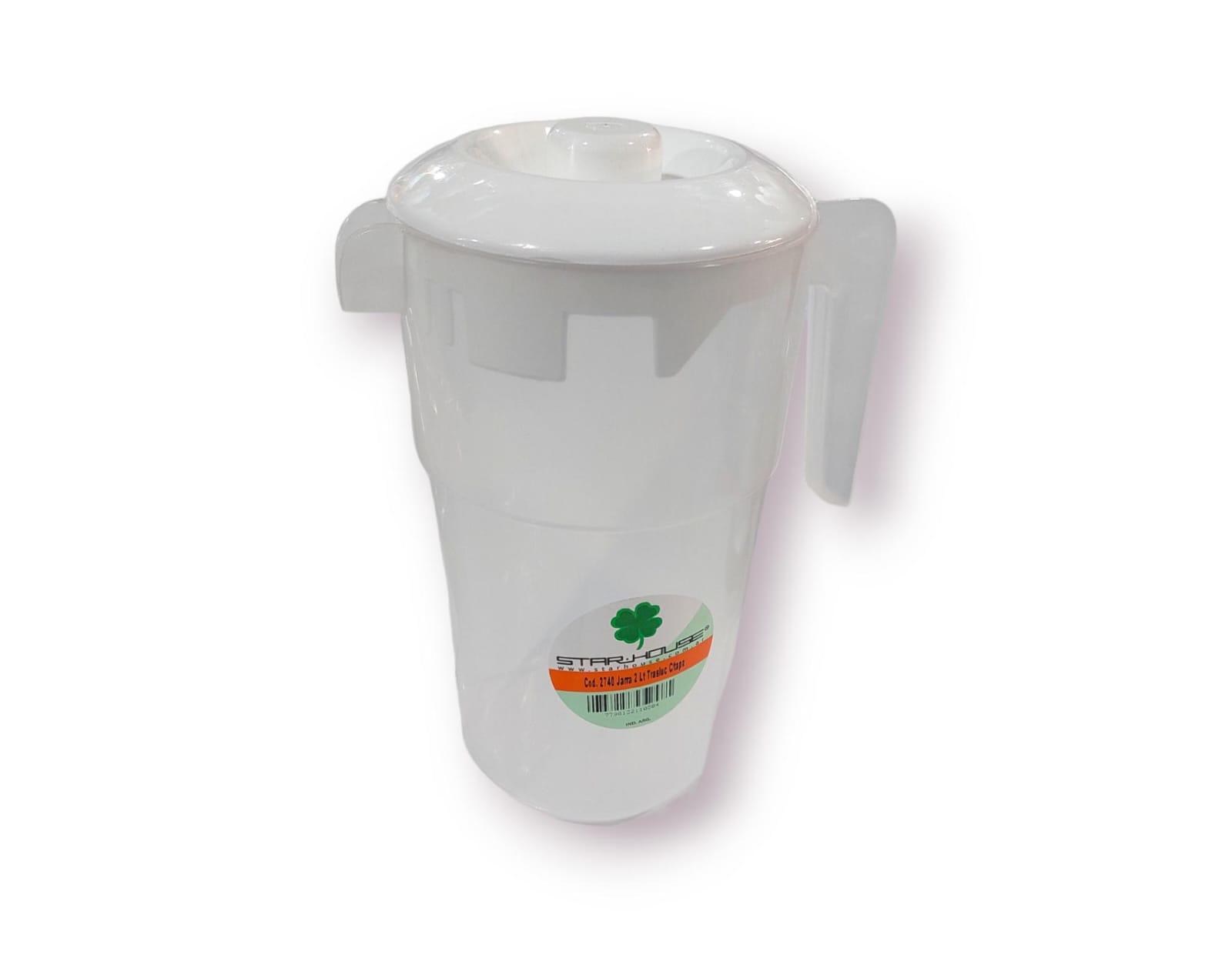 JARRA PLASTICA STAR HOUSE  2LTS CON TAPA