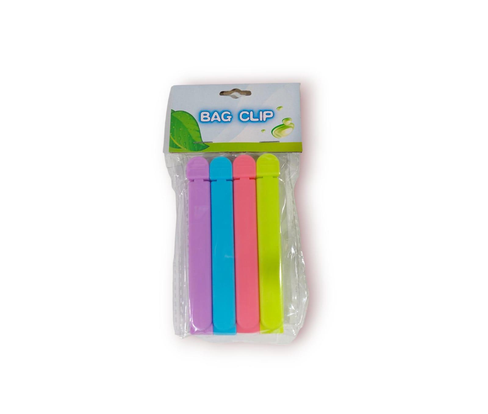BROCHE CIERRA BOLSAS X 4 UNIDADES PLASTICOS