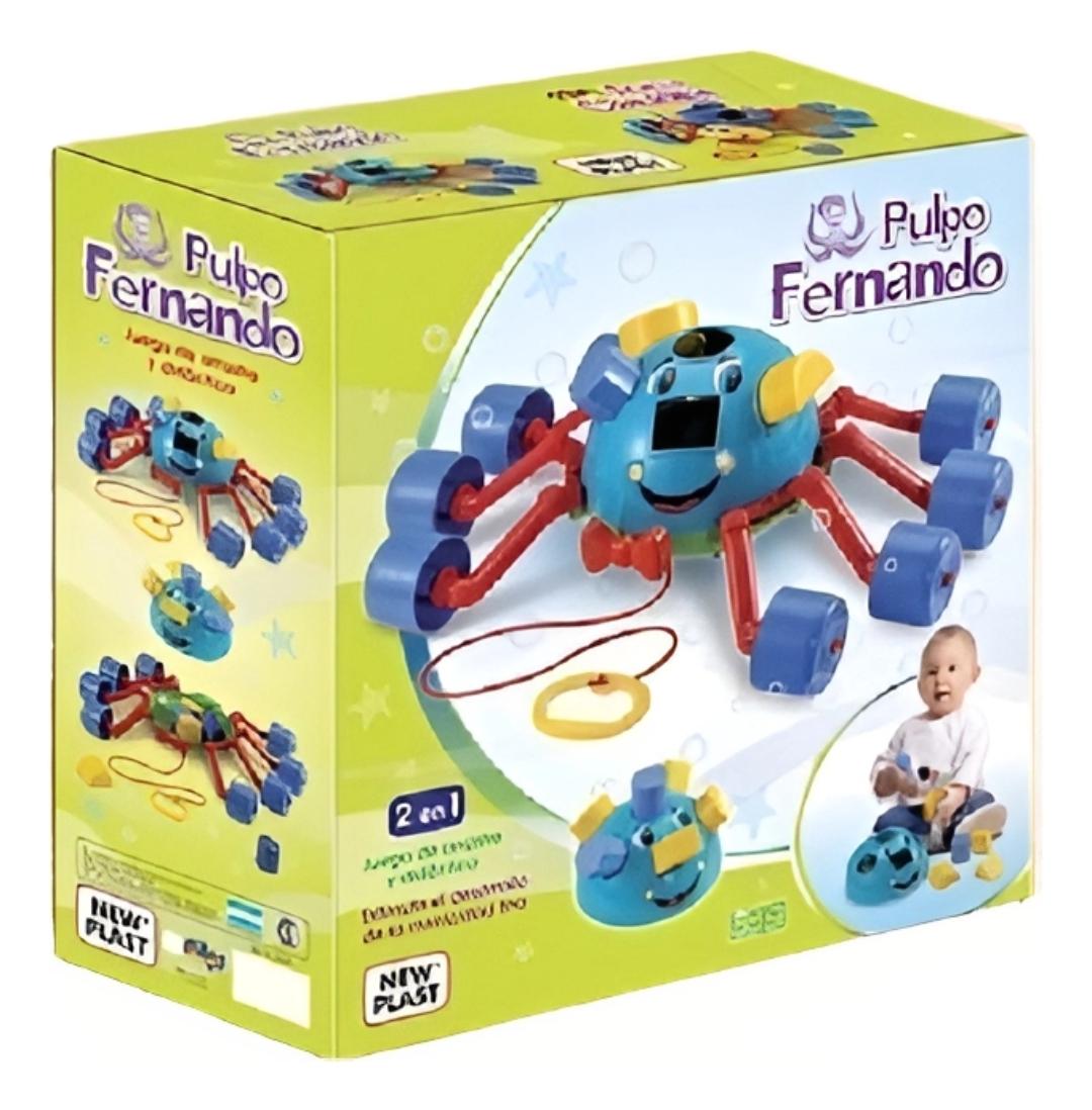 ARRASTRE DIDACTICO PULPO FERNANDO NEW PLAST