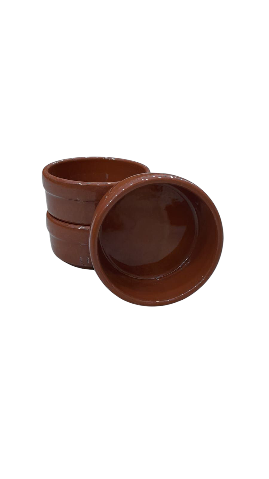 ENSALADERA/BOWL CERAMICA ESMALTADO 21CM COLOR LADRILLO
