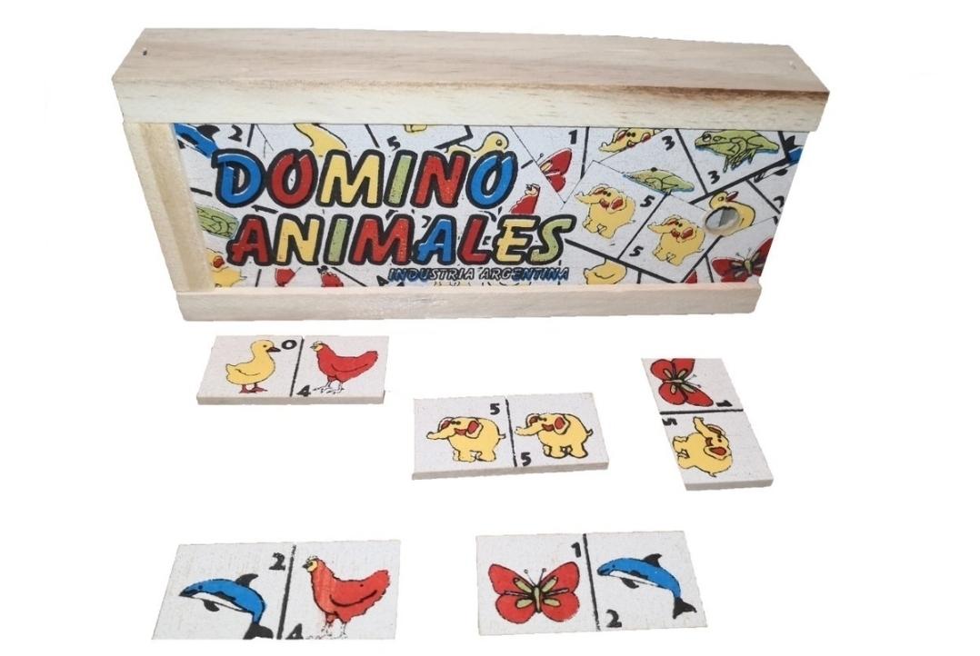 JUEGO DE DOMINO DE MADERA VARIOS MOTIVOS