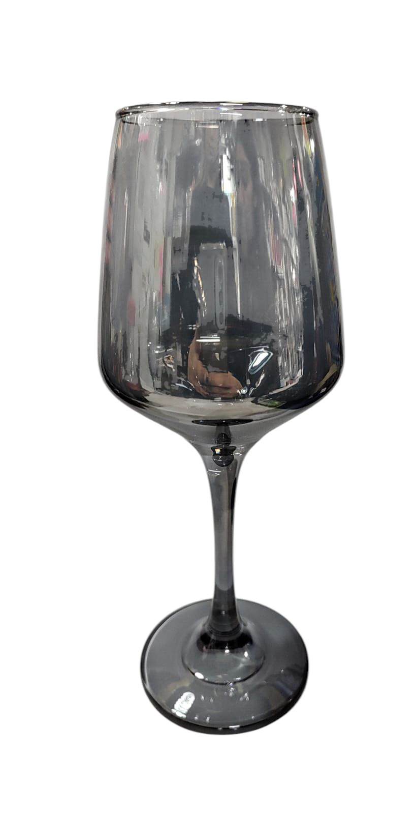 COPA VIDRIO VINO 400ML GRIS 