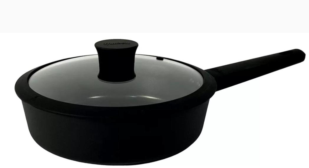 SARTEN TEFLON N*24 PROFUNDA CON TAPA HUDSON LINEA DAILY