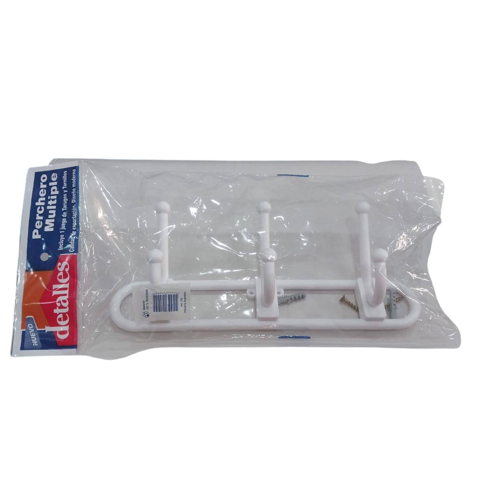 PERCHERO PLASTICO TRIPLE 