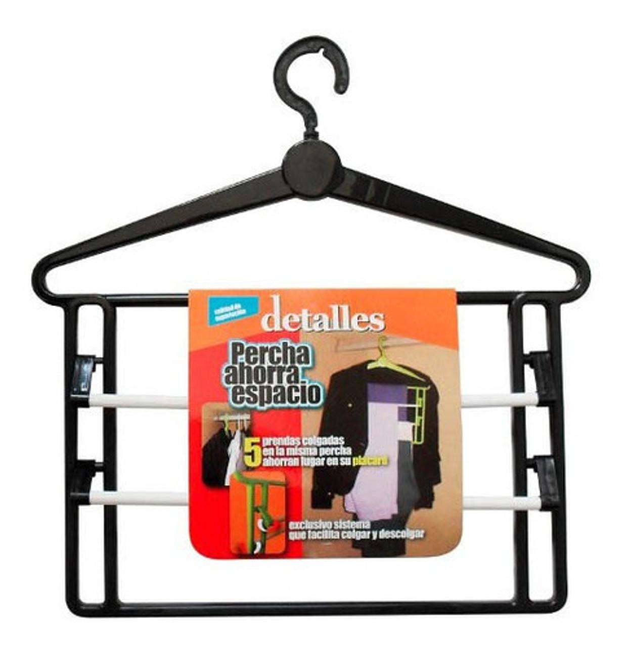 PERCHA PLASTICA AHORRA ESPACIO