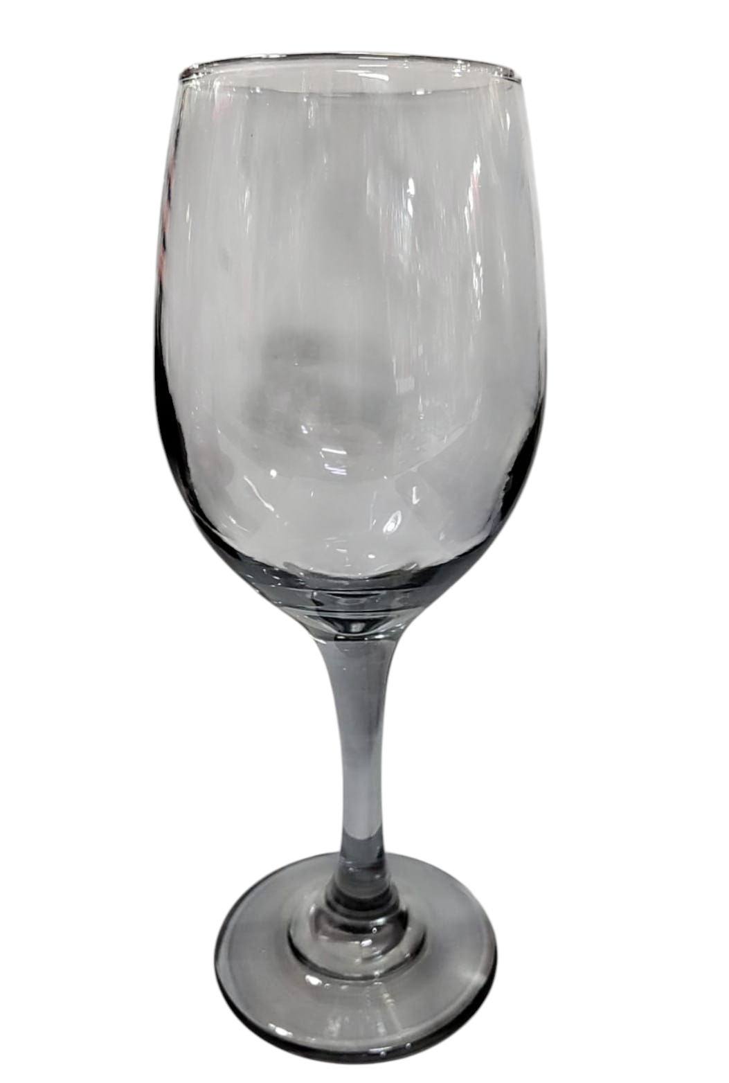 COPA VIDRIO VINO FUME PLATA  360ML