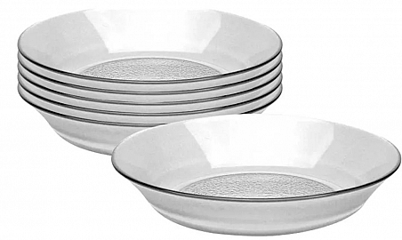 PLATO VIDRIO HONDO RIGOLLEAU AQUA 19CM