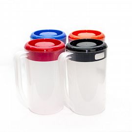 JARRA PLASTICA CON TAPA PICO VERTEDOR 2.15LTS