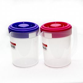 JARRA PLASTICA CON TAPA PICO VERTEDOR 1.750LTS