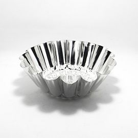 MOLDE PARA REPOSTERIA ALUMINIO ESTILO FLANERA RIZADO 21CM