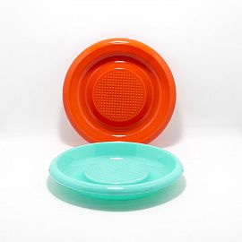 RALLADOR PLASTICO REDONDO PARA FRUTAS 17CM