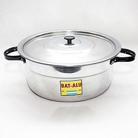CACEROLA ALUMINIO CON TAPA N*30