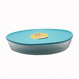 BANDEJA/FUENTE VIDRIO CON TAPA MARINEX 3.2LTS