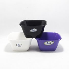 COMPOTERA PLASTICA CUADRADA COLOR 11CM