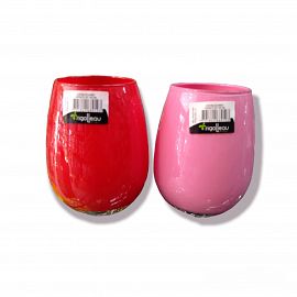 VASO VIDRIO GOURMET COLORES 450ML RIGOLLEAU