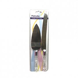ESPATULA Y CUCHILLO PARA REPOSTERIA EN BLISTER