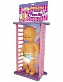 BEBE EN CUNITA PLASTICO 42CM MAR PLAST