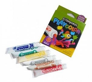 TEMPERA X 6 UNIDADES COLORES SURTIDOS PLAYCOLOR 