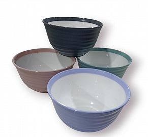 ENSALADERA/BOWL MELAMINA BICOLOR 1.200LTS
