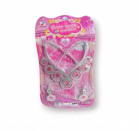 SET DE BIJOUTERIE CON COLLAR Y AROS EN BLISTER