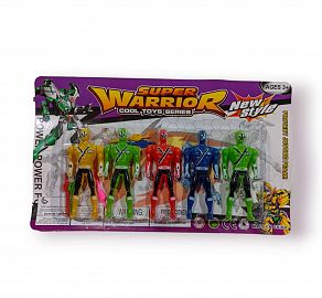 MUÑECO DE SUPER HEROES X 5 UNIDADES EN BLISTER
