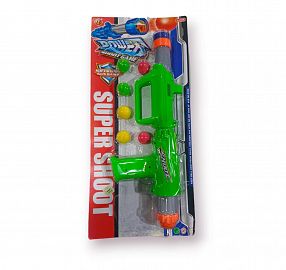 PISTOLA LANZA BOLAS EN BLISTER 45CM