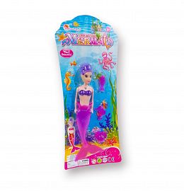 MUÑECA SIRENITA CON ACCESORIOS EN BLISTER 23CM