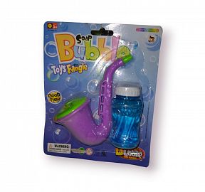 BURBUJERO CON FORMITA DE SAXO EN BLISTER