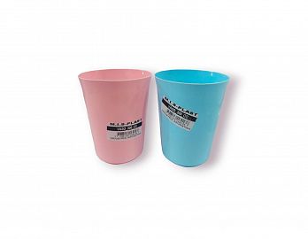 VASO PLASTICO 300CC 10CM VARIOS COLORES