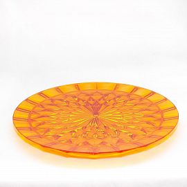 PLATO PARA REPOSTERIA ACRILICO COLORES 34CM