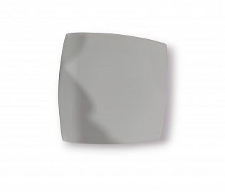 PLATO PLAYO GRANDE CUADRADO OPALINA BLANCO 33CM
