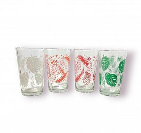 VASO VIDRIO ESTAMPADO TRAGO LARGO
