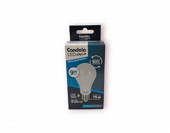 LAMPARA LED 9W FRIA CANDELA 11CM