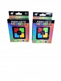 JUEGO MEMORIA A PILAS CON LUZ EN CAJA